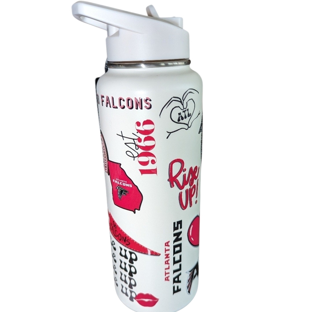 NWT ATLANTA FALCONS 34oz Quencher Tumbler NFL Product - Picture 2 of 4
